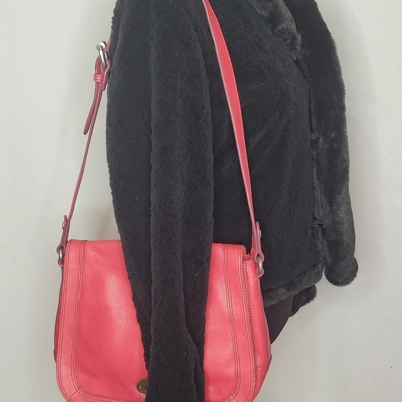 Fossil Marlow Flap Crossbody in Flamingo Pink - Picture 13 of 13